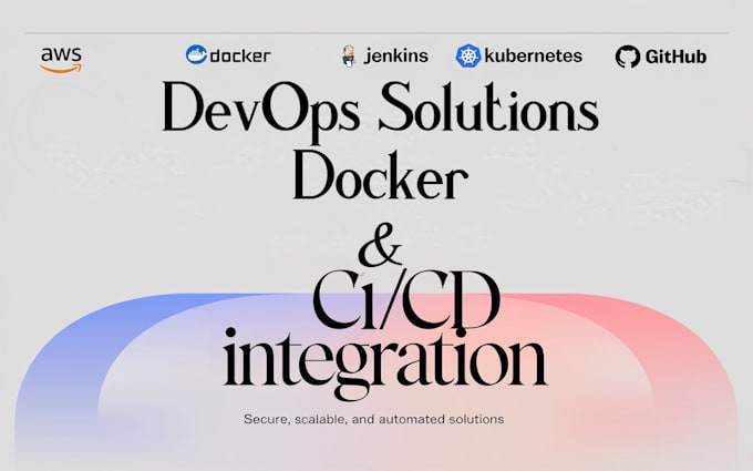 Gig Preview - Provide professional devops solutions with AWS, jenkins, docker and kubernetes