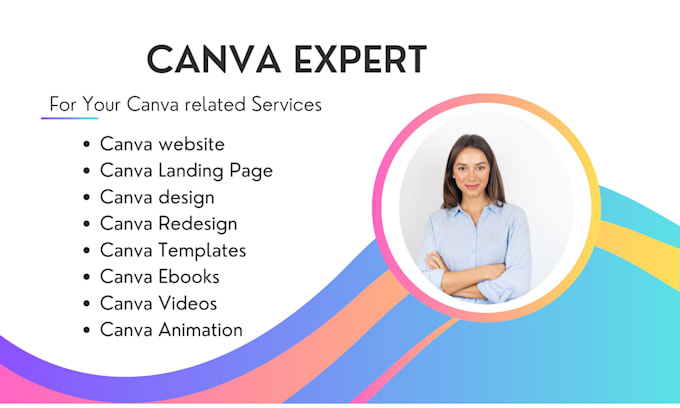 Gig Preview - Do canva animation website redesign, canva website portfolio, worksheet ebook