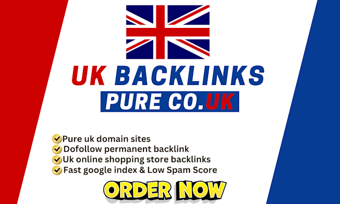 Gig Preview - Build UK backlinks link building on high dr dofollow SEO contextual guest post