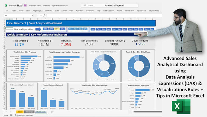 Gig Preview - Clean, data visualisation,pivot table,creat dashbords,splite