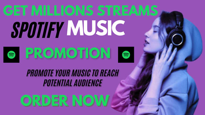 Gig Preview - Do organic spotify music promotion, promote spotify music