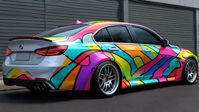 Gig Preview - Make eye catching your car and vehicle wrap design