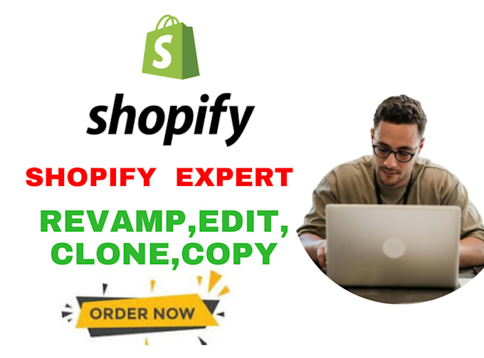 Bestseller - clone copy shopify store, duplicate, redesign with elegant, edit, update, revamp