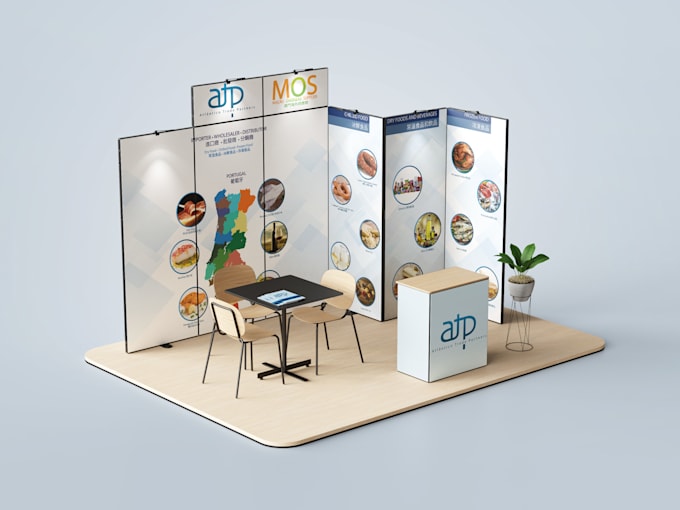 Gig Preview - Create a tradeshow booth, exhibition booth, backdrop stand