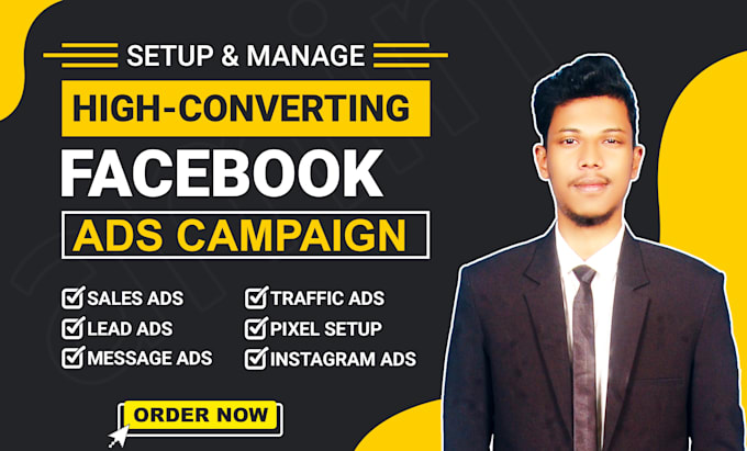 Gig Preview - Create high converting facebook and instagram ads campaign for sales and leads