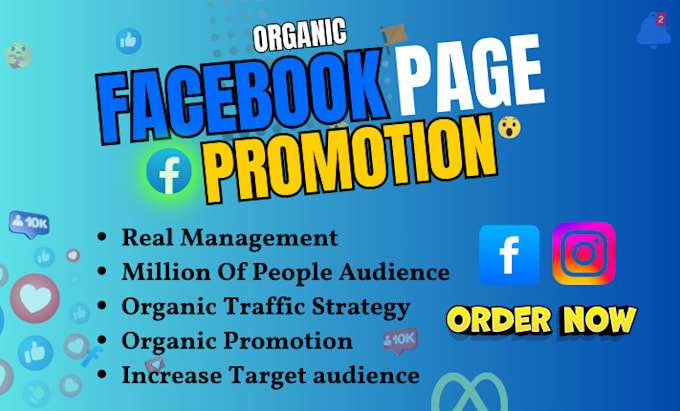 Gig Preview - Do organic facebook page promotion very fast