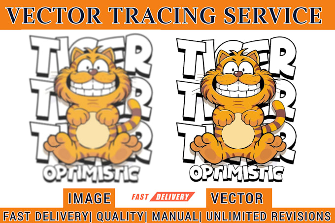 Gig Preview - Vectorize, trace, convert image to vector file, vector logo