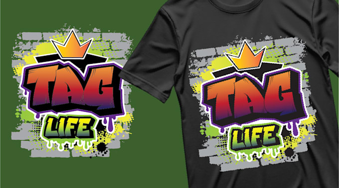 Gig Preview - Do eye catching typography t shirt designs for your brand