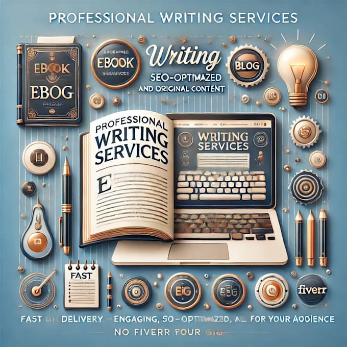 Gig Preview - Provide services regarding ebooks blogs content writing