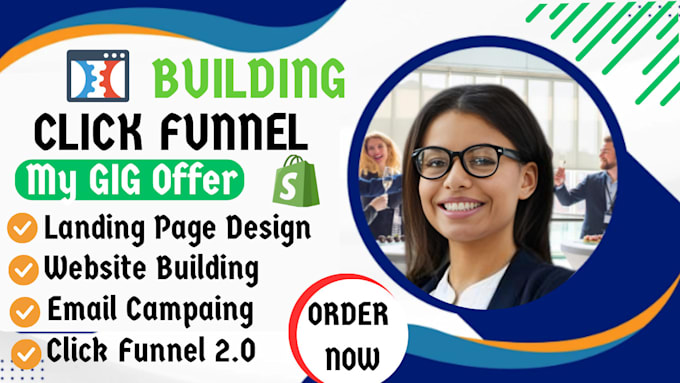 Gig Preview - Build a click funnel website, click funnel sales, system io sales funnel, or wix