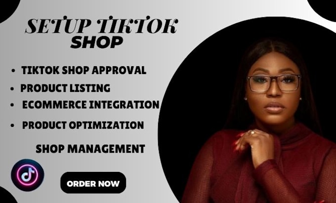 Gig Preview - Set up and manage shopify tiktok shop dropshipping and tiktok shop ad promotions