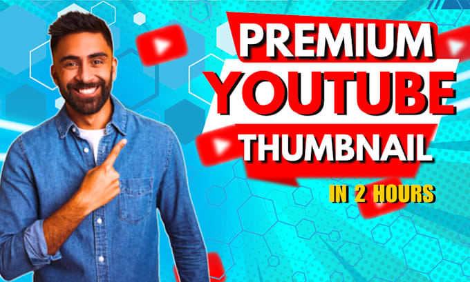 Gig Preview - Design premium youtube thumbnail in 2 hours