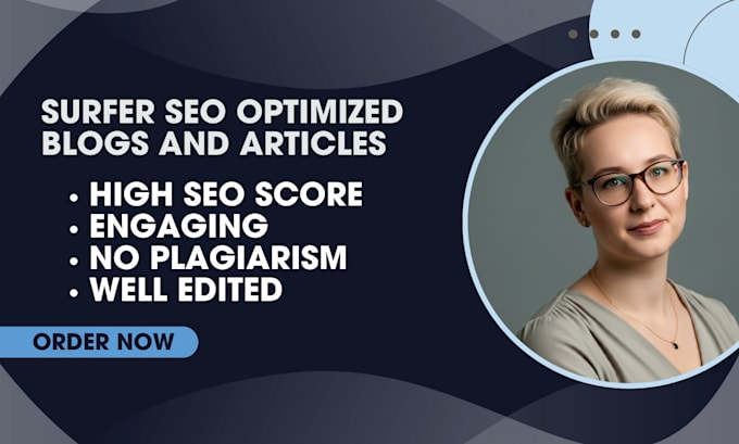 Gig Preview - Write surfer SEO optimized blogs, bulk articles with high score