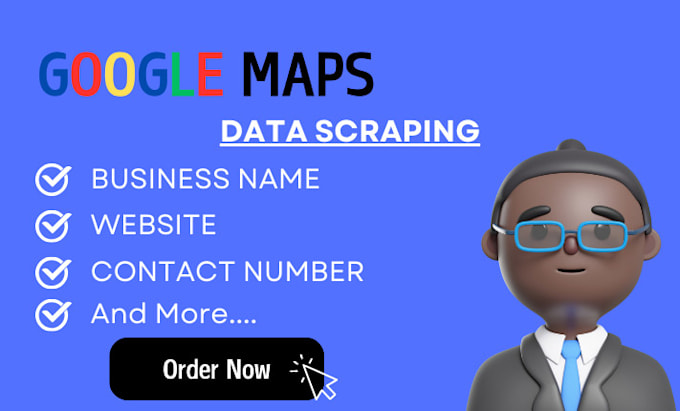 Gig Preview - Do google map scraping for lead generation, b2b data extraction