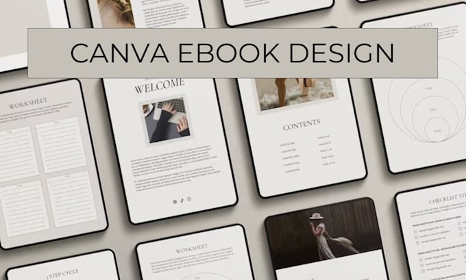 Gig Preview - Create a canva ebook for self help motivational ebook, diet or parenting guide