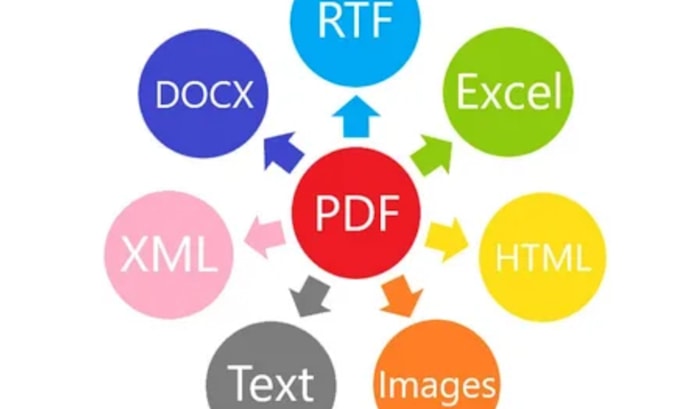 Gig Preview - Convert PDF file to HTML, txt, pptx, docx, rtf