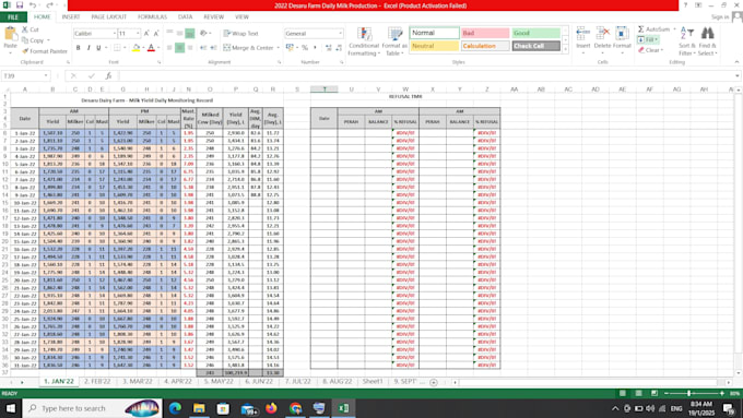 Gig Preview - Do data entry in excel or spreadsheet