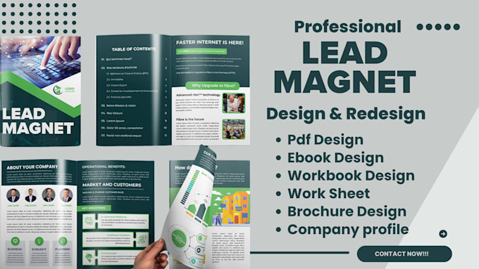 Gig Preview - Do health fitness pdf lead magnet design, pdf lead magnet, ebook or workbook