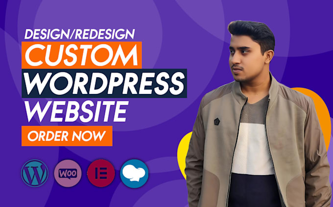 Gig Preview - Design or redesign your wordpress website with elementor pro