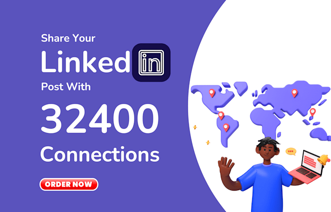 Gig Preview - Share your linkedin post to my 32k connections, shoutout with real followers