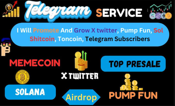 Gig Preview - Pump cto dex, sui memecoin, presale, solana, base, nft telegram promotion,