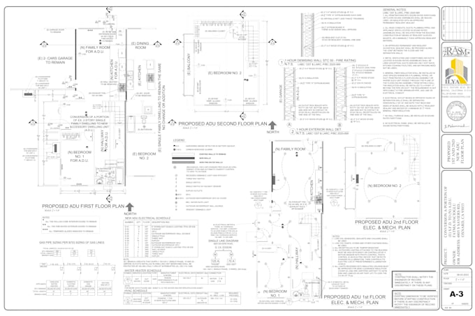 Gig Preview - Draw architectural construction permit drawings floor plans blueprint and stamp