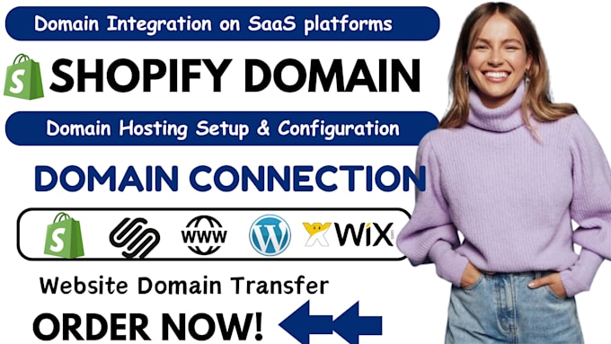 Gig Preview - Connect domain, fix, transfer any domain to any hosting in less than 1 hour