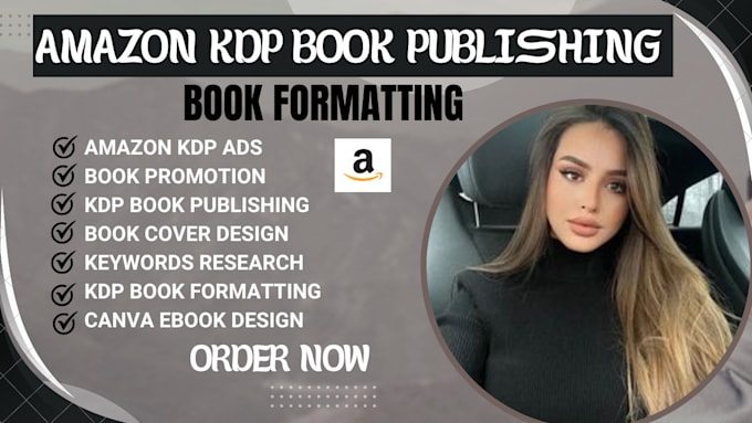 Gig Preview - Amazon kdp book publishing non fiction ebook writer book formatting promotion