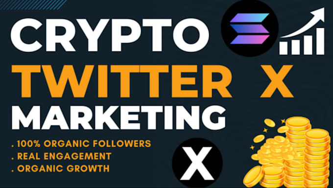 Gig Preview - Grow twitter x marketing crypto website solana meme coin nft telegram promotion