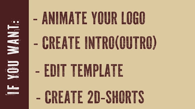 Bestseller - create a simple logo animation