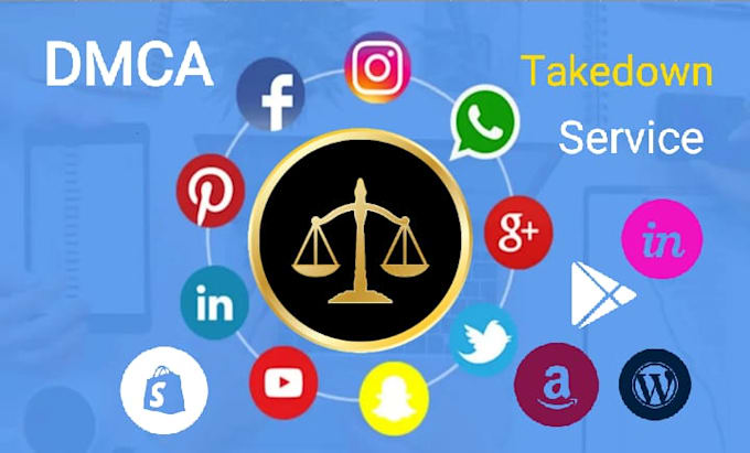 Gig Preview - Send dmca takedown notice to google, fb, ig, reddit, onlyfans, ebay, amazon