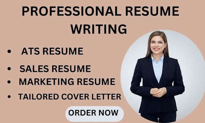 Gig Preview - Write professional resumes for the insurance industry marketing sales ats resume