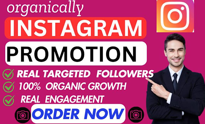 Gig Preview - Do instagram marketing and promotion to superfast organic growth