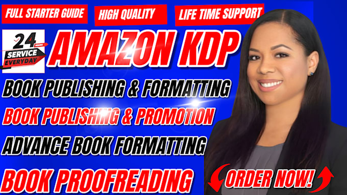 Gig Preview - Publish book on amazon kindle kdp, book formatting, amazon kdp book publishing