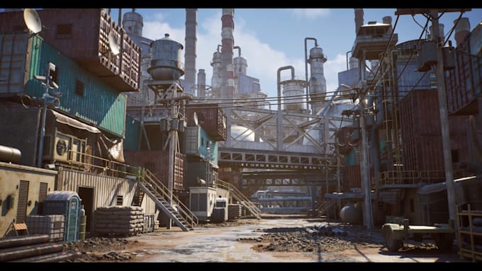 Gig Preview - Develop a realistic 3d level, environment and lighting design in unreal engine 5