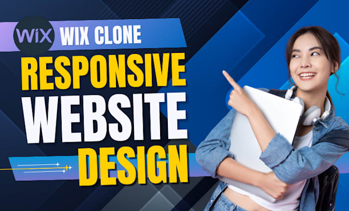 Gig Preview - Design, redesign, build, rebuild, clone, edit, fix or revamp wix website