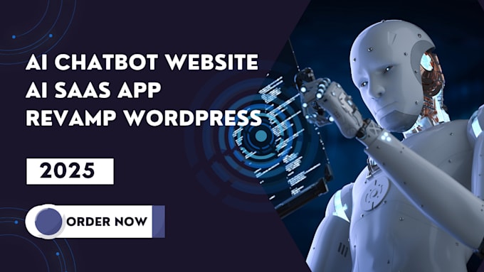 Gig Preview - Develop ai chatbot website ai saas app ai chatbot ai software, revamp wordpress