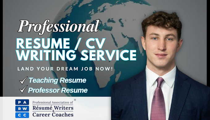 Gig Preview - Write teacher resume writing professional resume teaching resume lecturer resume