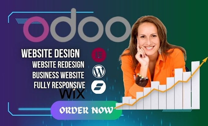 Gig Preview - Design odoo website odoo to wordpress bug fixes module website develop odoo