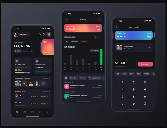 Gig Preview - Develop fintech app, banking and payment app like revolut