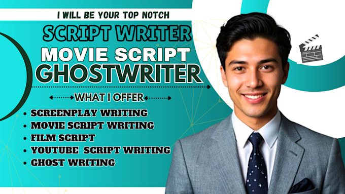 Gig Preview - Write movie script,movie script writing, film script as movie script ghostwriter