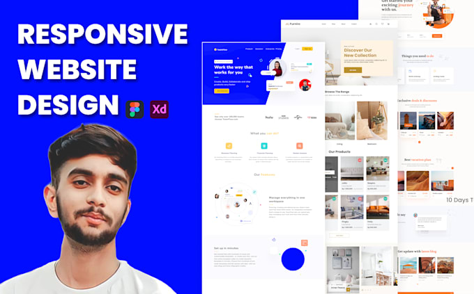 Gig Preview - Create web app design websites design ui ux design in figma