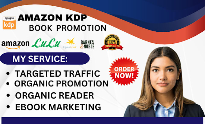 Gig Preview - Do amazon kdp book publishing kdp book formatting amazon kdp ebook promotion