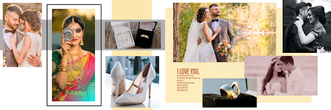 Gig Preview - Do professional wedding album design