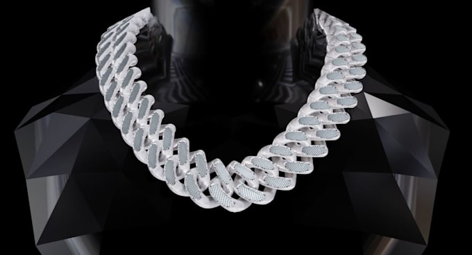 Gig Preview - Custom 3d jewelry design, fashion necklace, gta 5,cad model, realistic rendering