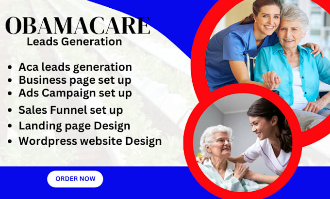 Gig Preview - Generate obamacare leads, medicare leads aca leads via ads