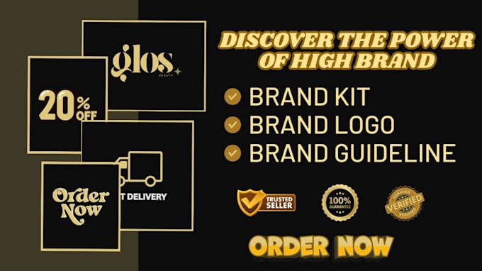 Bestseller - design a stunning brand logo, kit and complete brand identity for your business