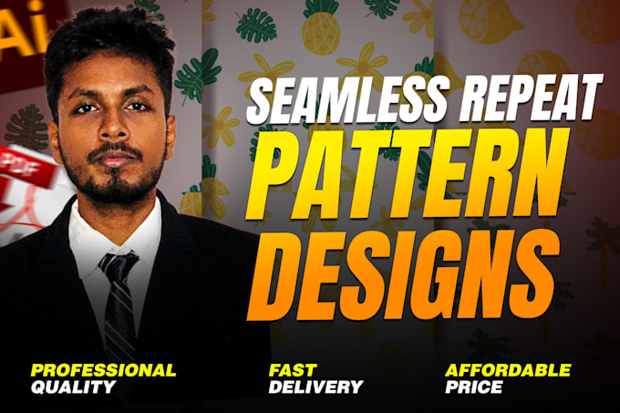 Bestseller - create unique seamless repeat pattern designs in 24 hours