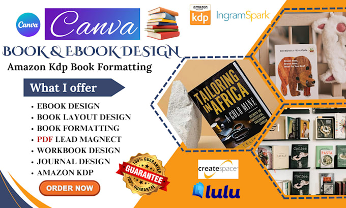 Gig Preview - Do canva ebook design journal design, ebook formatting and book layout design