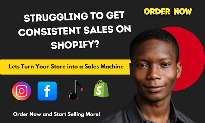 Gig Preview - Do shopify ecommerce marketing, shopify promotion to boost shopify sales